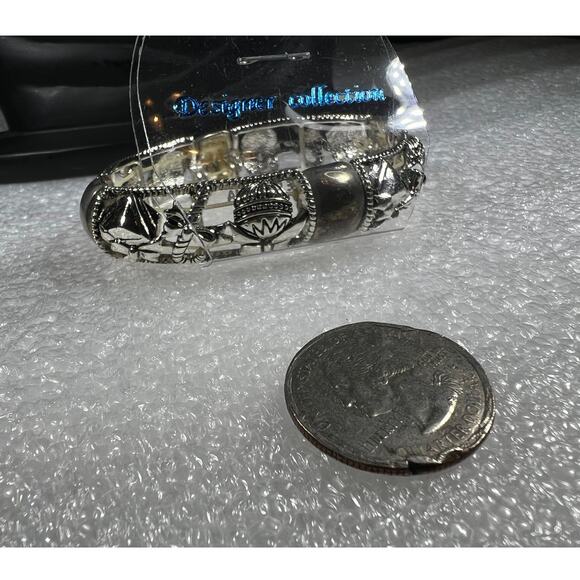 Beautiful Christmas Holiday BROKEN Bracelet Jewelry Beads Deadstock Loose BEADS - Picture 13 of 13